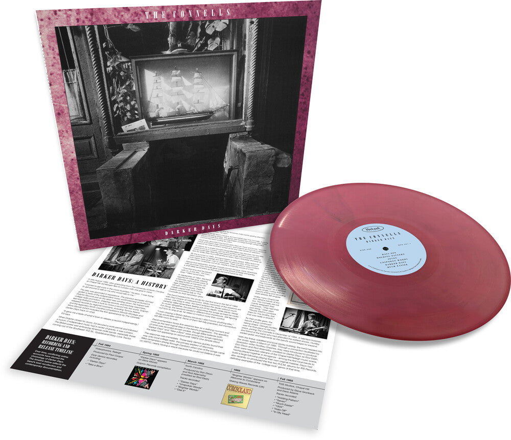 the album cover for Connells - Darker Days - Pink (Bonus Tracks) [Colored Vinyl] (Pnk)
