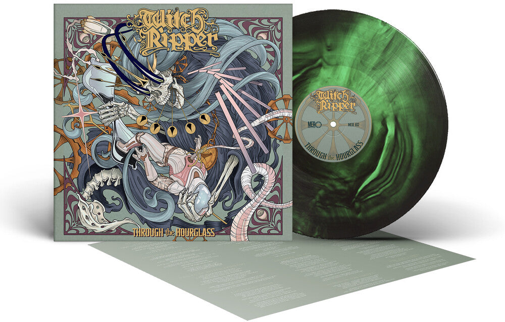 the album cover for Witch Ripper - Through The Hourglass (Blk) [Colored Vinyl] (Grn) [Limited Edition]