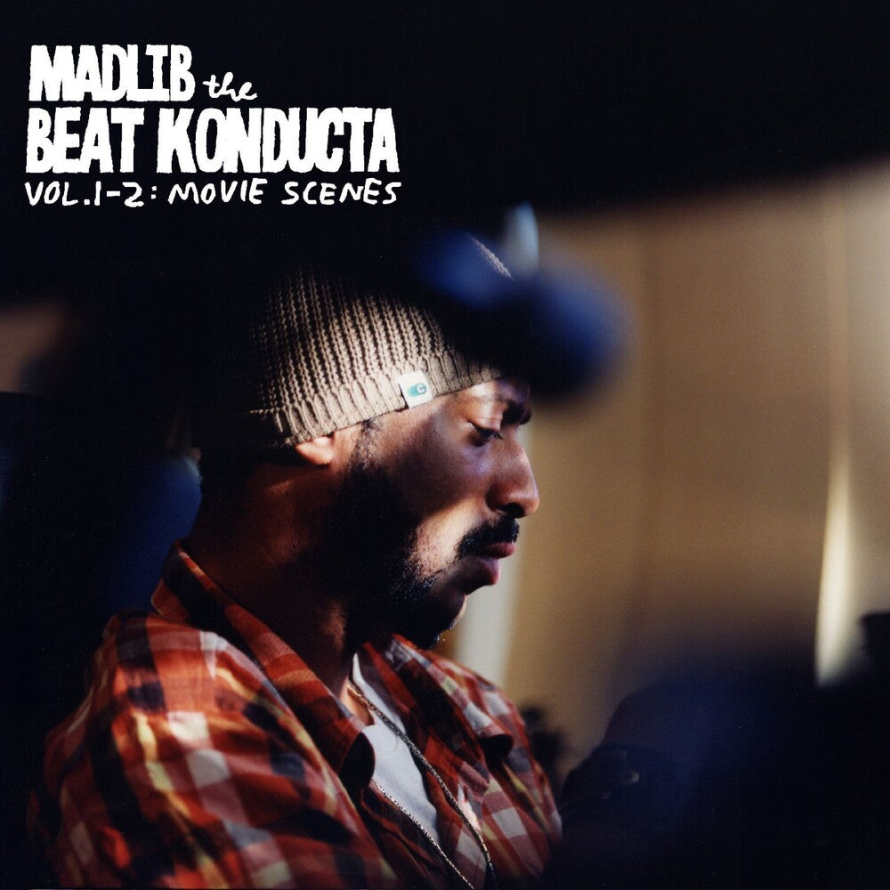 the album cover for Madlib - Beat Konducta Vol. 1-2: Movie Scenes & Movie Scenes, the Sequel - Siren Split