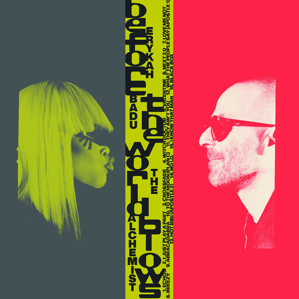 the album cover for Erykah Badu & The Alchemist - Before The World Blows: The Abi and Alan Experiment