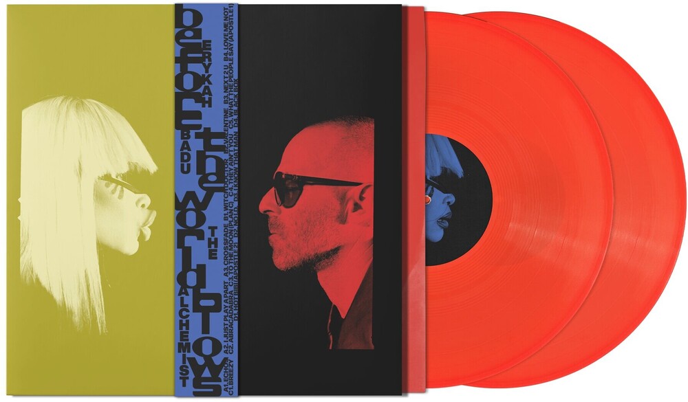 the album cover for Erykah Badu & The Alchemist - Before The World Blows: The Abi and Alan Experiment [Indie Exclusive Orange]