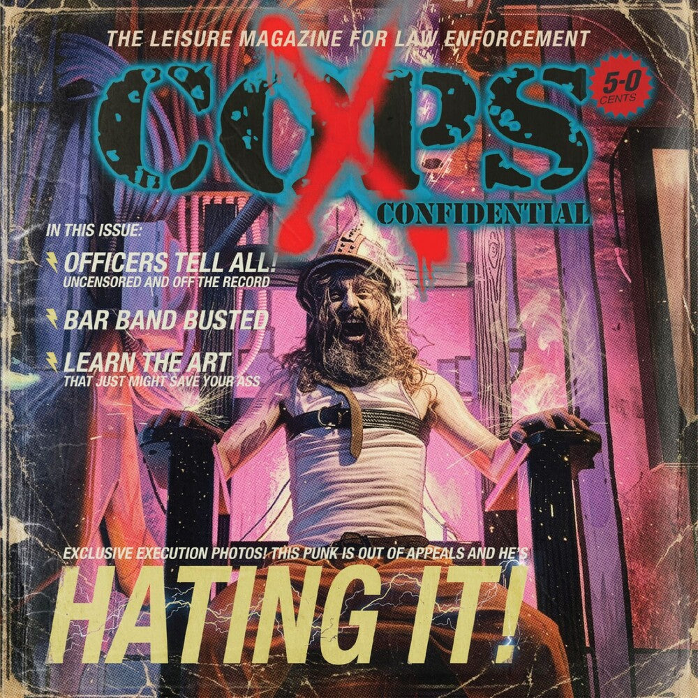 the album cover for X-Cops - Confidential - Cop Blue [Colored Vinyl]