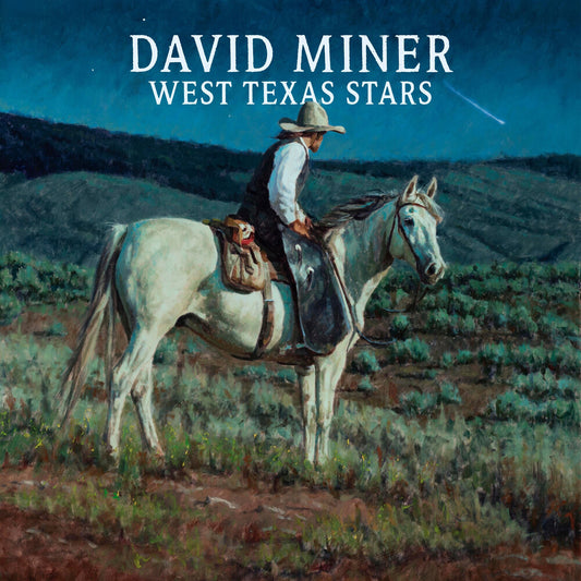 the album cover for David Miner - West Texas Stars