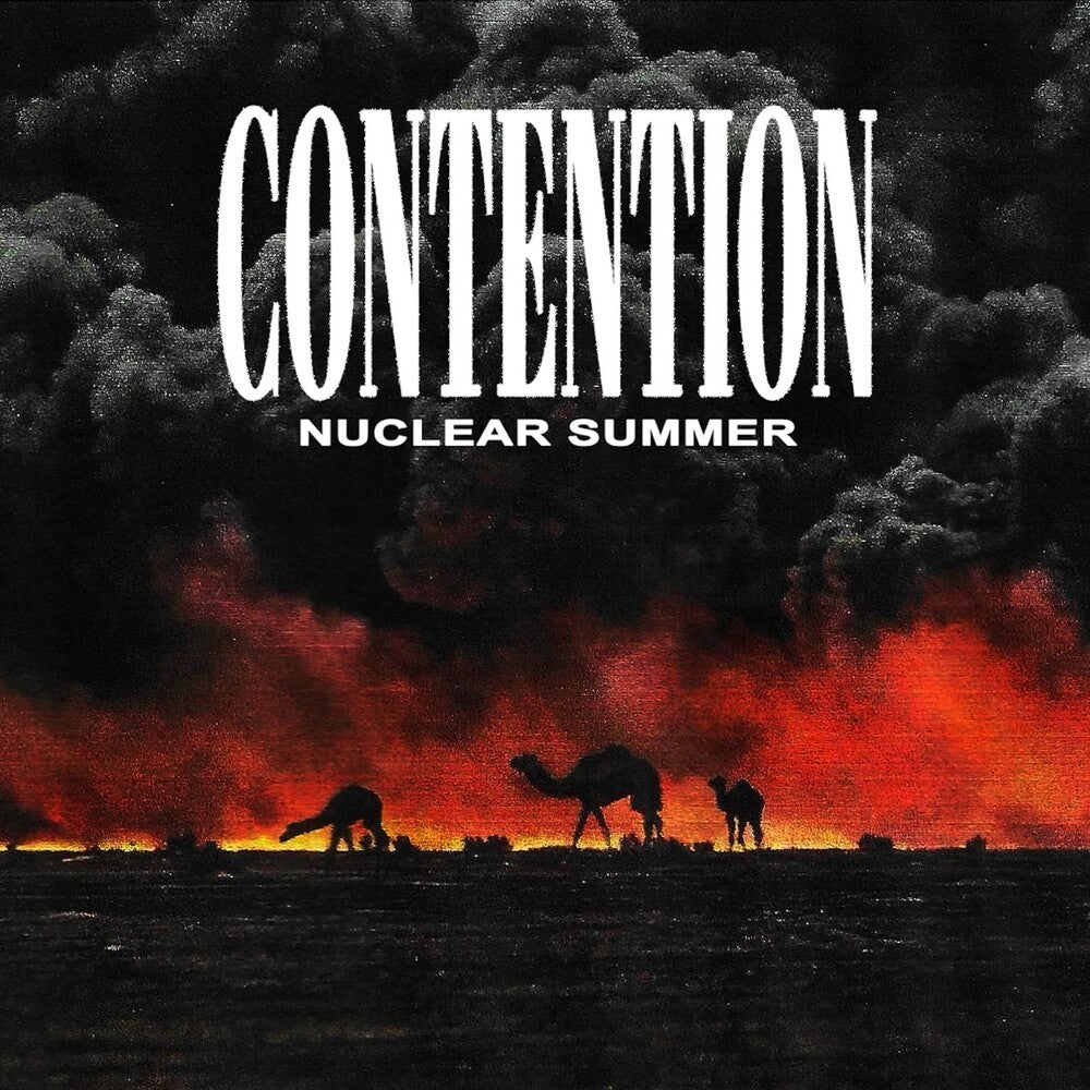 the album cover for Contention - Nuclear Summer (Grn)