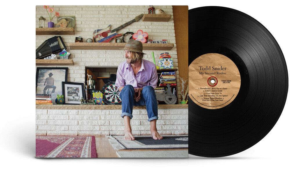 the album cover for Todd Snider - My Second Rodeo [Black]