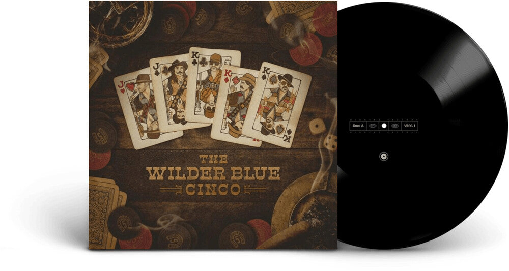 the album cover for Wilder Blue - Cinco