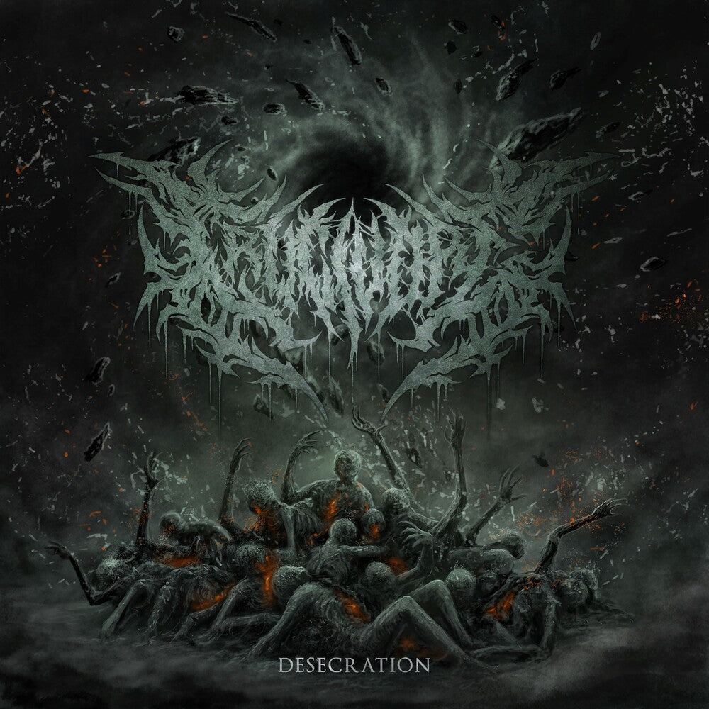 the album cover for Crucivore - Desecration