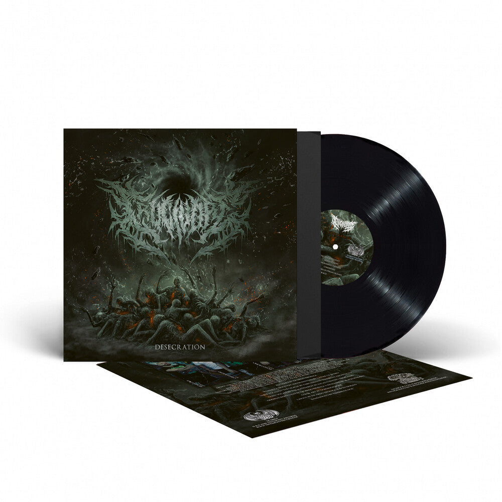 the album cover for Crucivore - Desecration (Blk) (Ofgv)