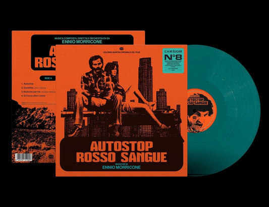 the album cover for Ennio Morricone - Autostop Rosso Sangue (Hitch-Hike) - O.S.T. [Cyan]