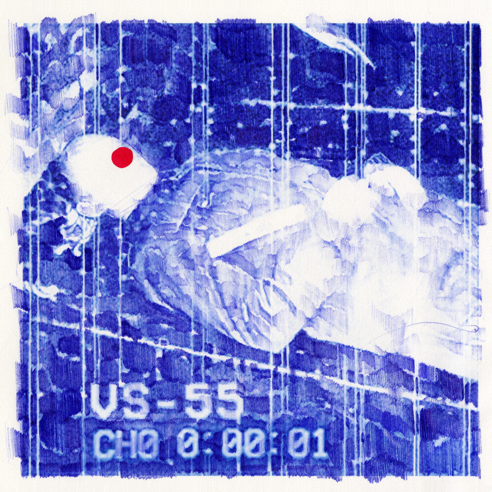 the album cover for Vs--55 - Ch0 0:00:01 (Blue) [Clear Vinyl] (Trq)