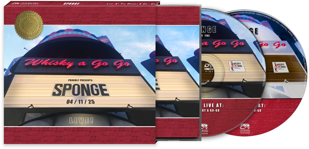 the album cover for Sponge - Live at the Whisky-A-Go-Go