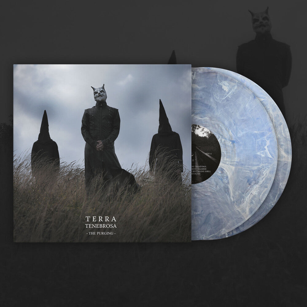 the album cover for Terra Tenebrosa - Purging (Blue) [Colored Vinyl] [Download Included] (Mrb)
