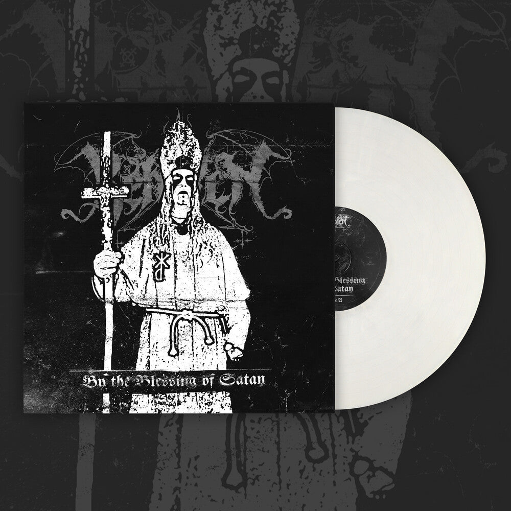 the album cover for Behexen - By The Blessing Of Satan [Colored Vinyl] (Wht)
