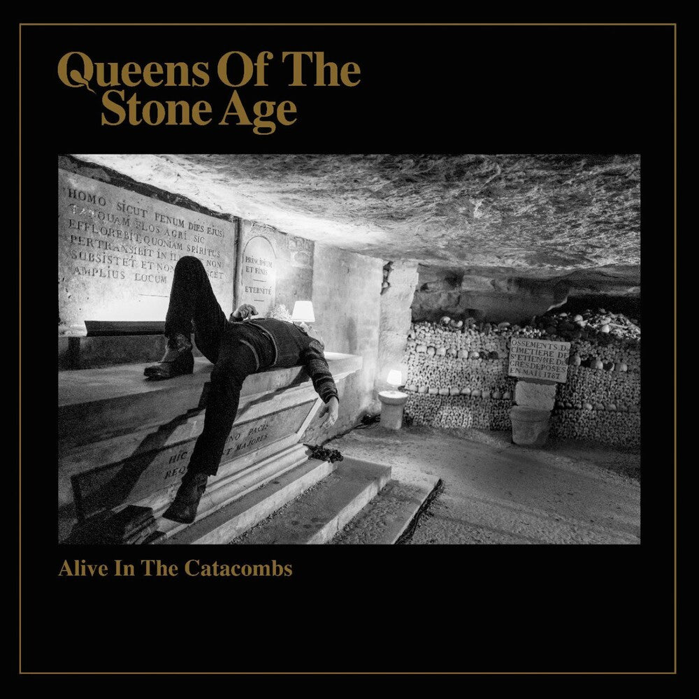 the album cover for Queens Of The Stone Age - Alive In The Catacombs