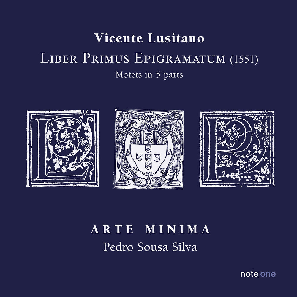 the album cover for Arte Minima - Liber Primus Epigramatum - Motets In 5 Parts