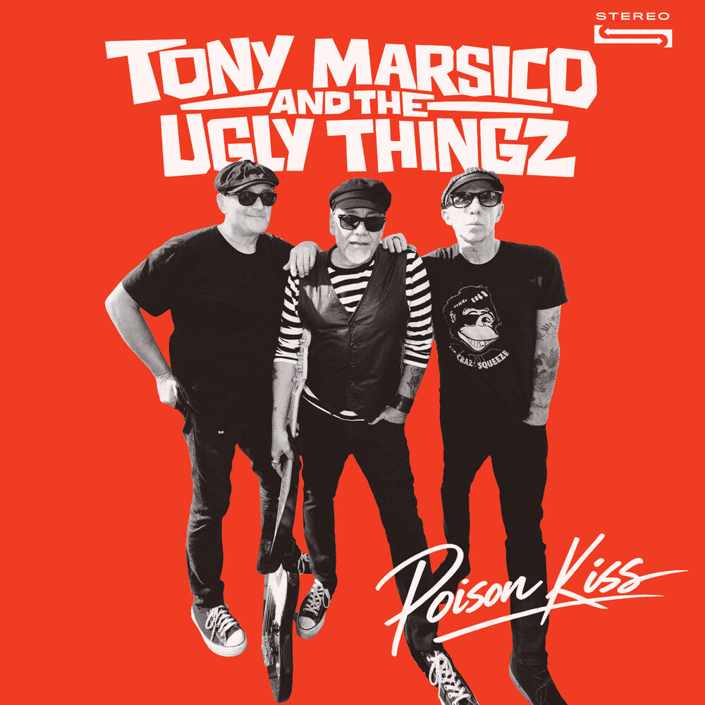 the album cover for Tony Marsico  & Ugly Things - Poison Kiss