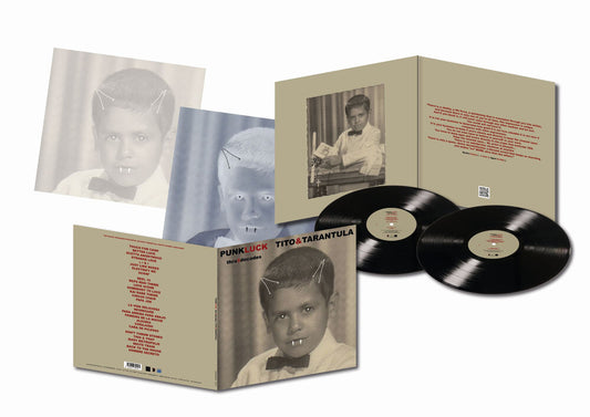 the album cover for Tito & Tarantula - Punk Luck Thru 5 Decades