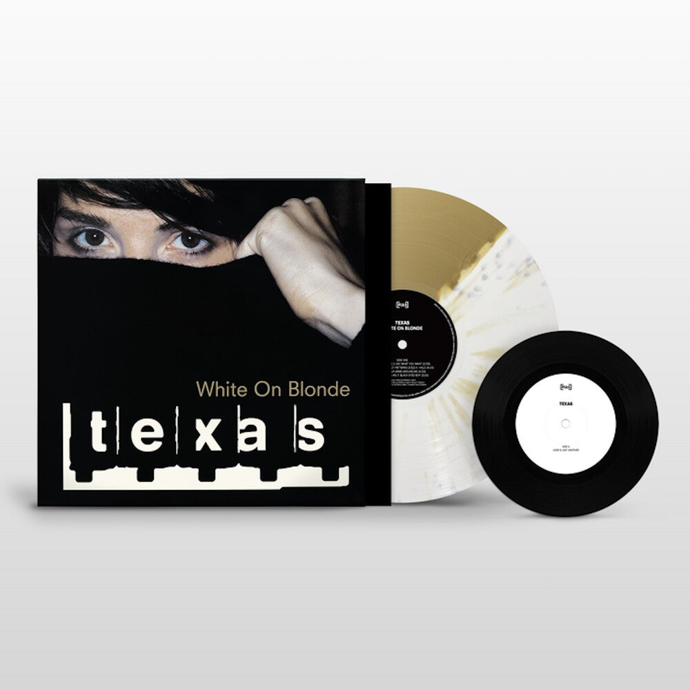 the album cover for Texas - White On Blonde (30th Anniversary Edition) [Colored Vinyl]