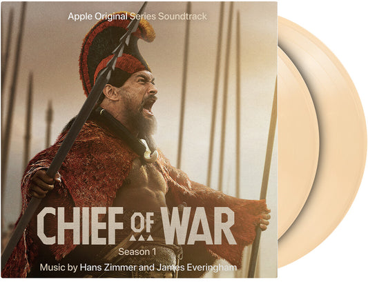 the album cover for Hans Zimmer  (Colv) (Ltd) (Ogv) (Wht) - Chief Of War - O.S.T. [Colored Vinyl] [Limited Edition] [180 Gram] (Wht)
