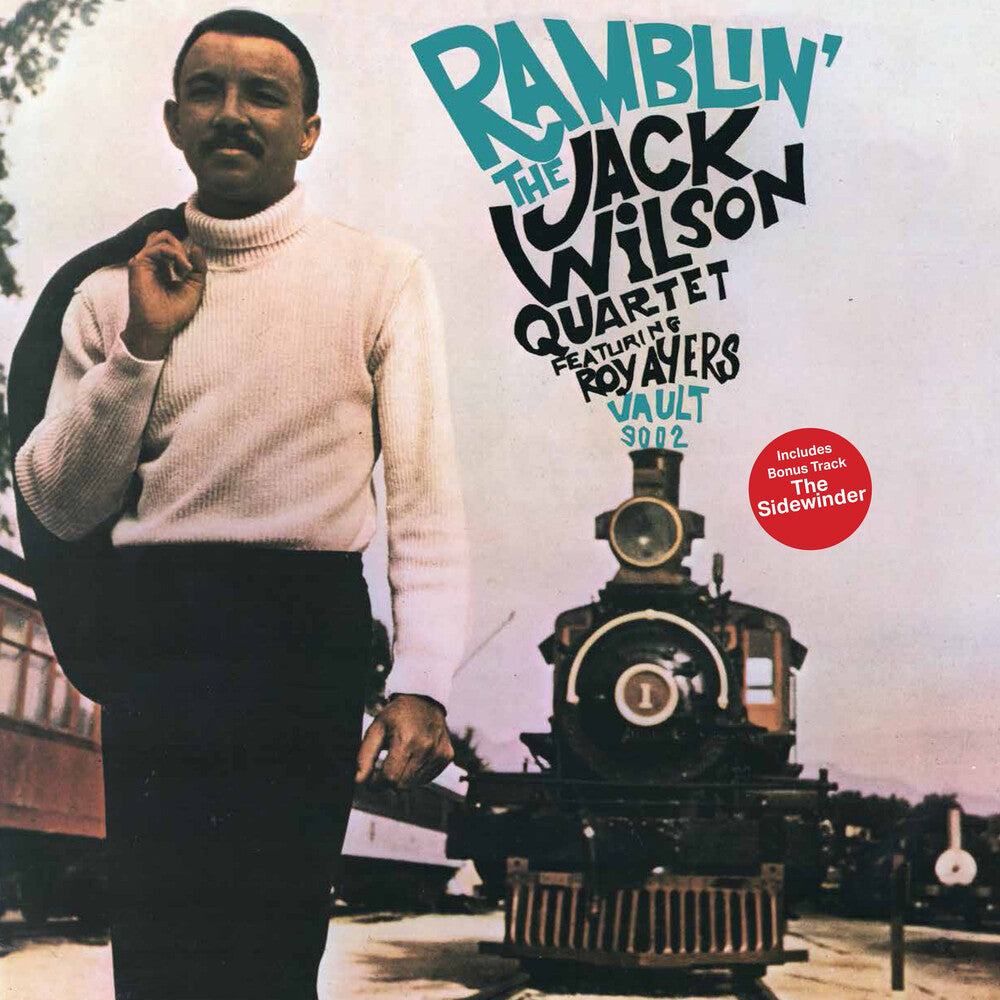 the album cover for Jack Wilson  Quartet ( Ayers,Roy ) - Ramblin' [Colored Vinyl] [Limited Edition] (Red)