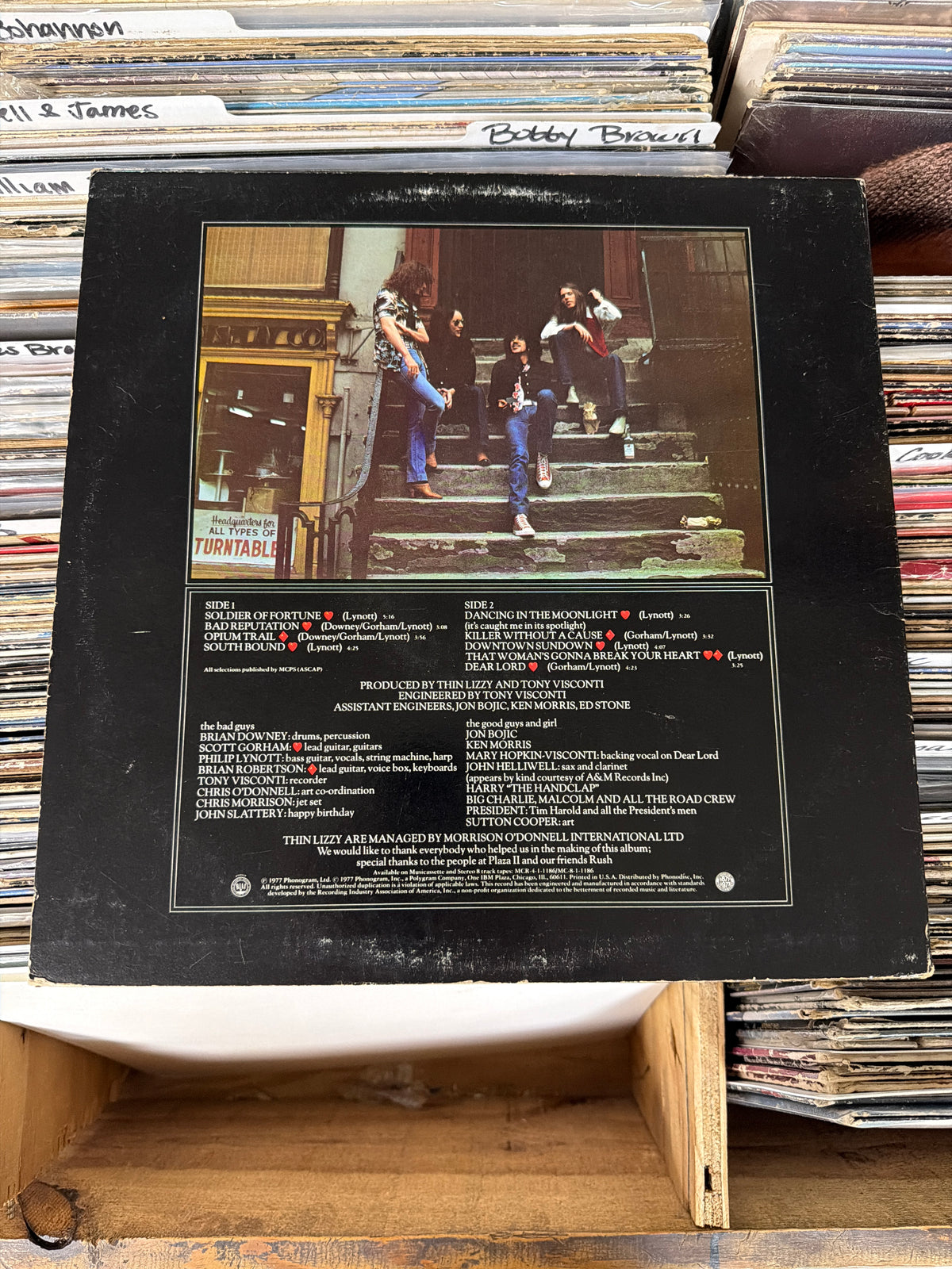 Thin Lizzy – Bad Reputation SRM-1-1186 Vinyl LP VG+/VG