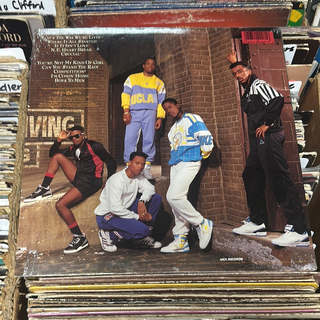 New Edition ‎– Heart Break Vinyl LP MCA-42207 VG+/VG+