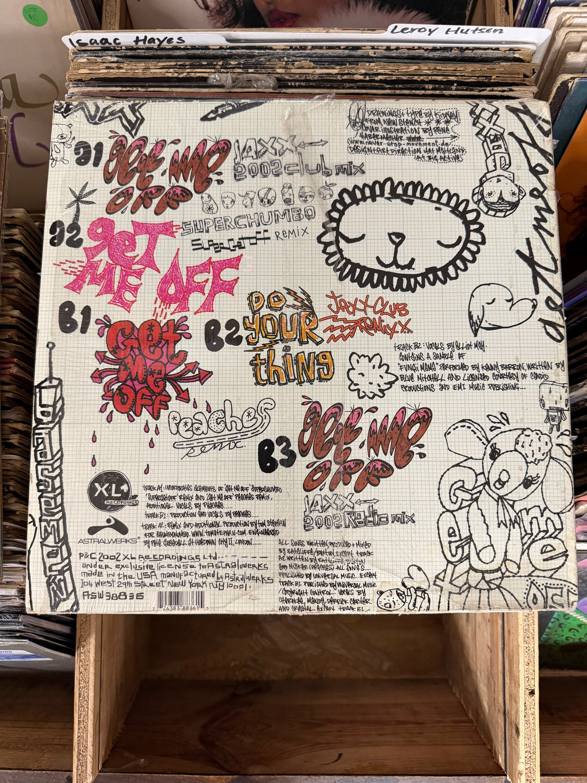 Basement Jaxx ‎– Get Me Off 12" Vinyl LP VG+/VG+
