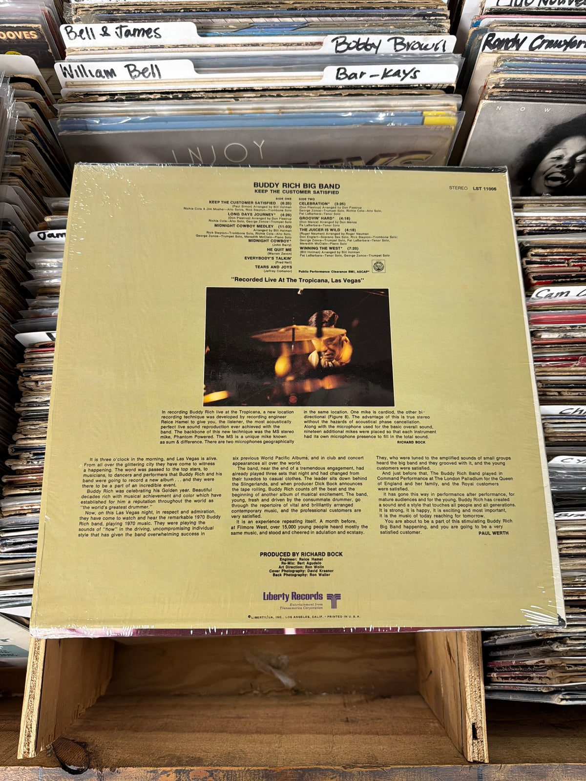 Buddy Rich Big Band – Keep The Customer Satisfied LST-11006 Vinyl LP VG+/NM