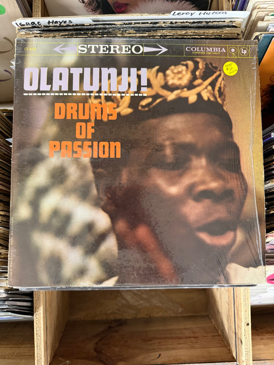 Olatunji! ‎– Drums Of Passion  Vinyl LP Hollywood Pressing VG+/VG+