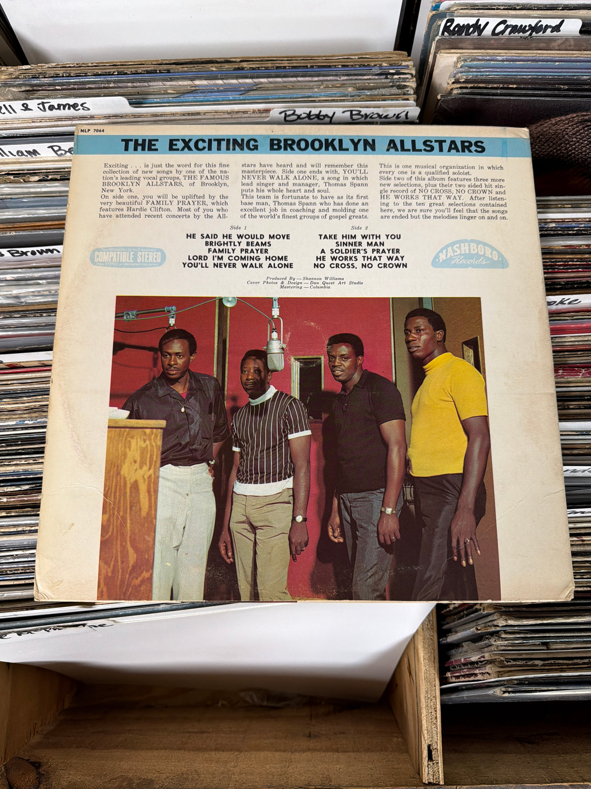The Brooklyn Allstars – The Exciting Brooklyn Allstars NLP 7064 Vinyl LP VG/VG