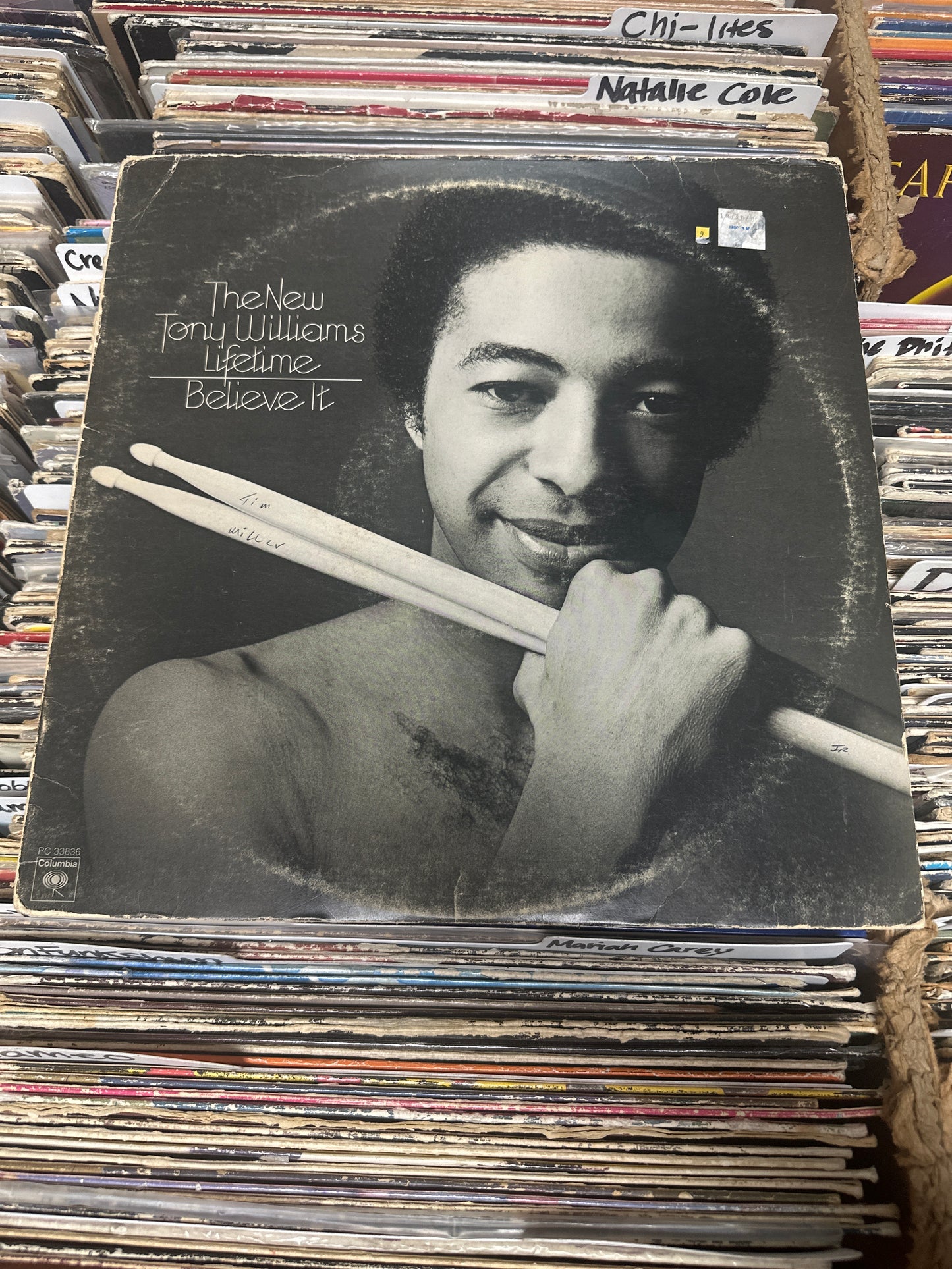 The New Tony Williams Lifetime ‎– Believe It Vinyl LP PC 33836 VG/VG
