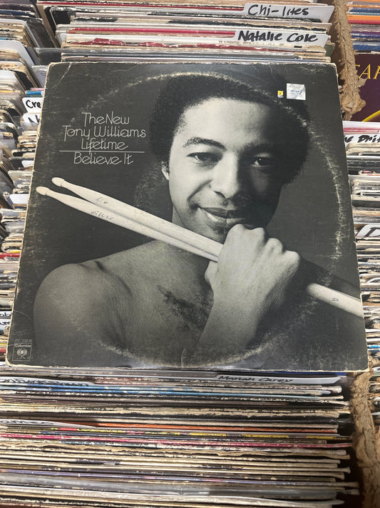 The New Tony Williams Lifetime ‎– Believe It Vinyl LP PC 33836 VG/VG