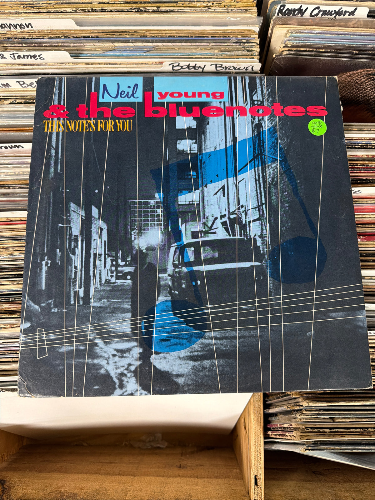 Neil Young & The Bluenotes – This Note's For You 9 25719-1 Vinyl LP VG+/VG