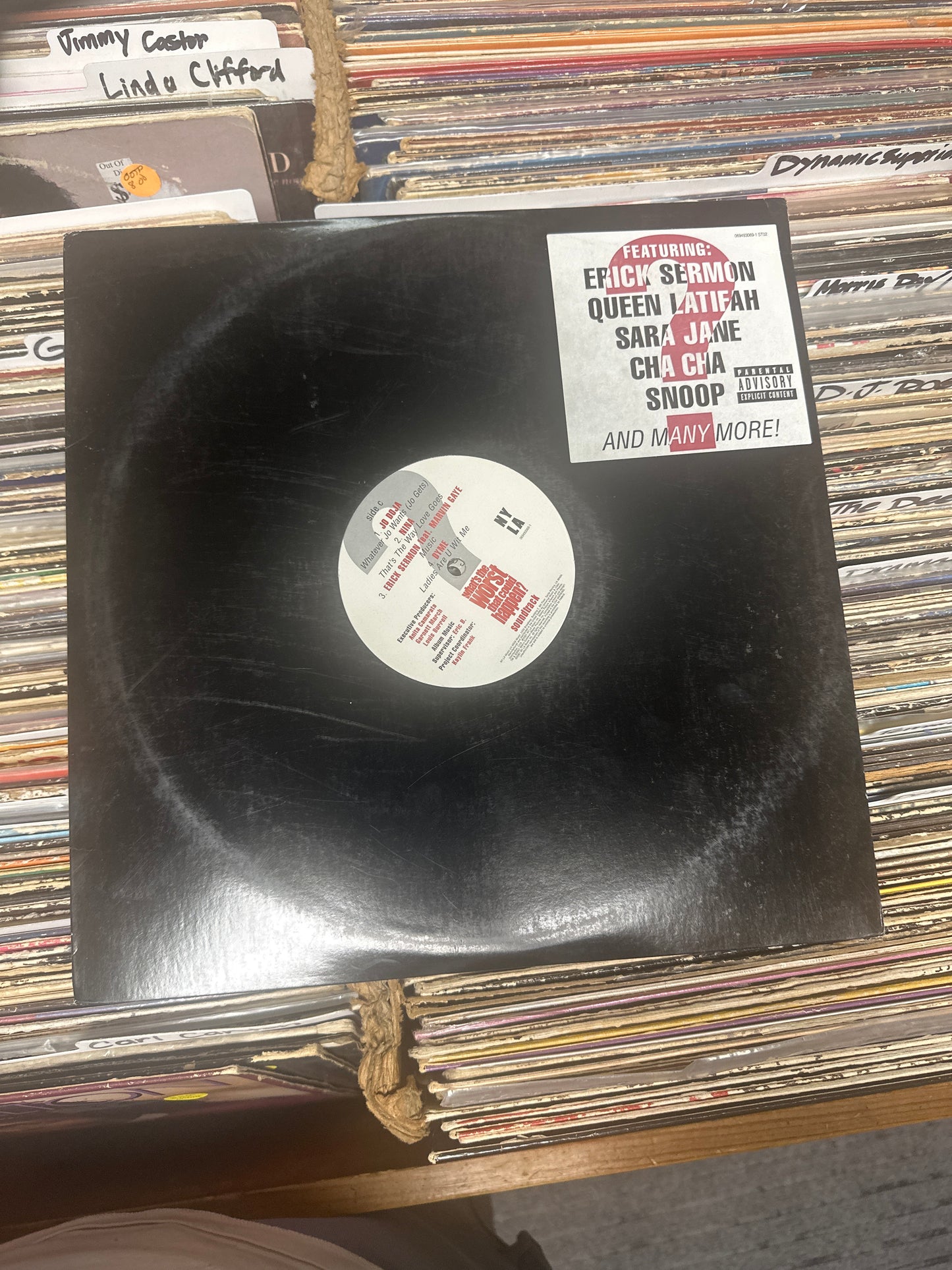 Various – What's The Worst That Could Happen? Soundtrack 2xVinyl LP  069493069-1 VG+