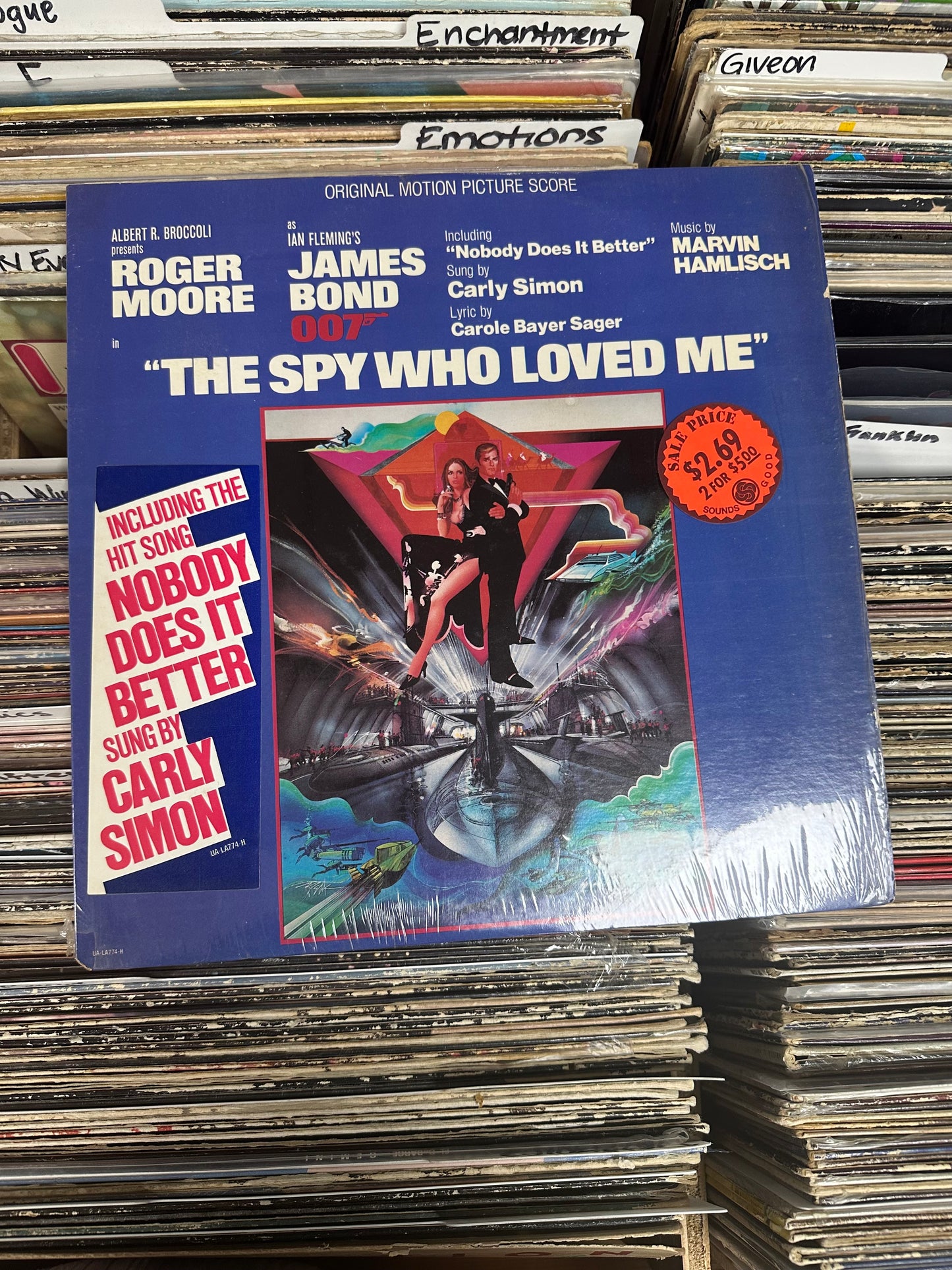 Marvin Hamlisch ‎– The Spy Who Loved Me (Original Motion Picture Score) Vinyl LP