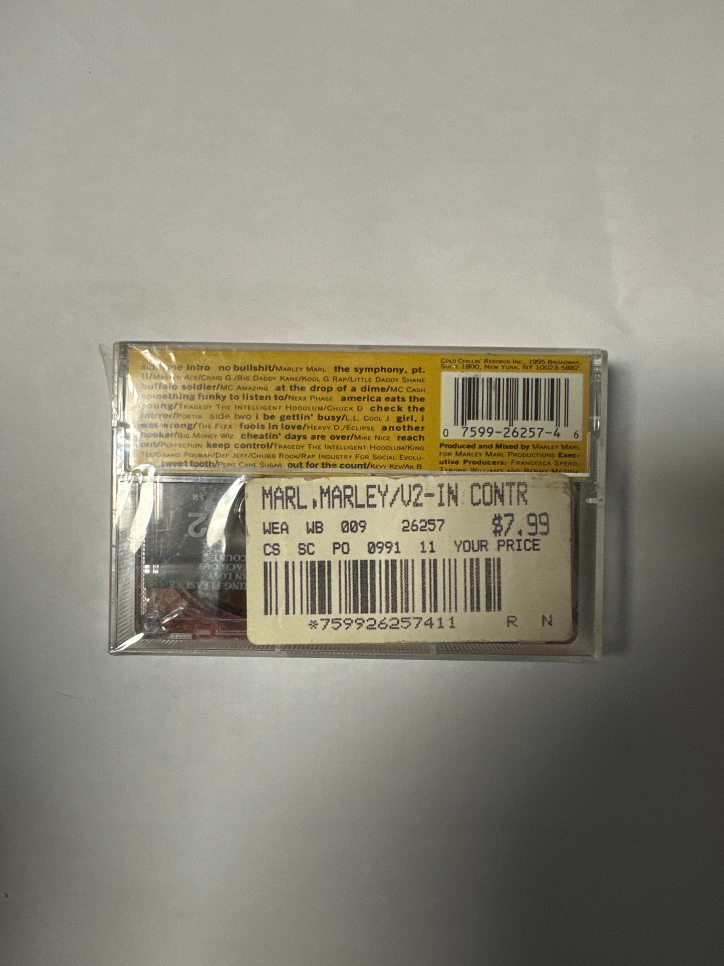 Marley Marl ‎– In Control Volume II (For Your Steering Pleasure) Cassette