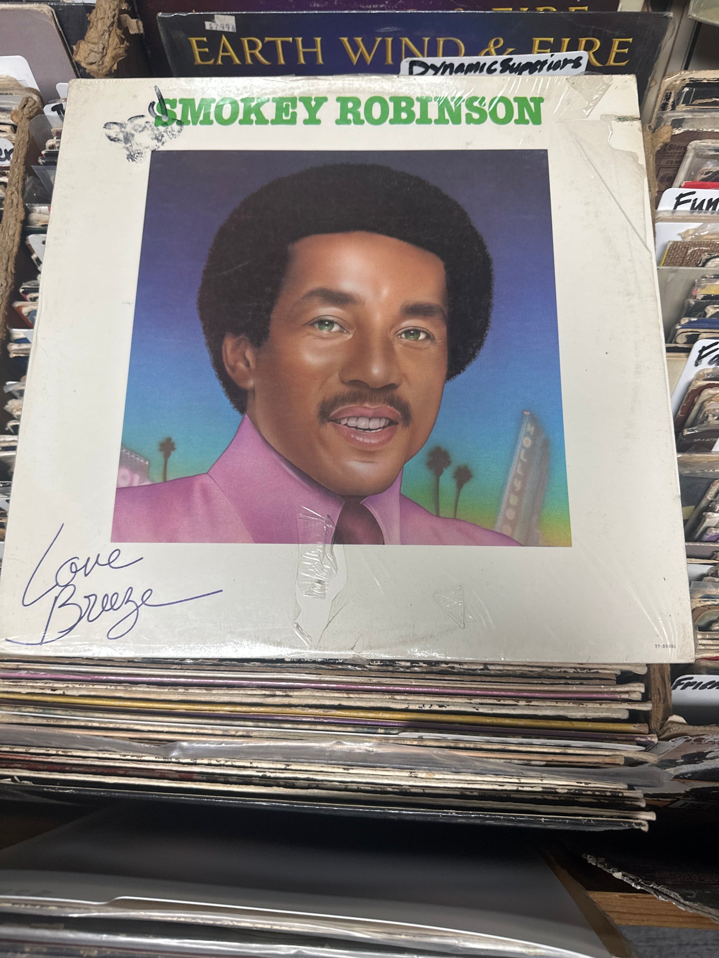 Smokey Robinson – Love Breeze Vinyl Lp T7-359R1 VG+/VG+