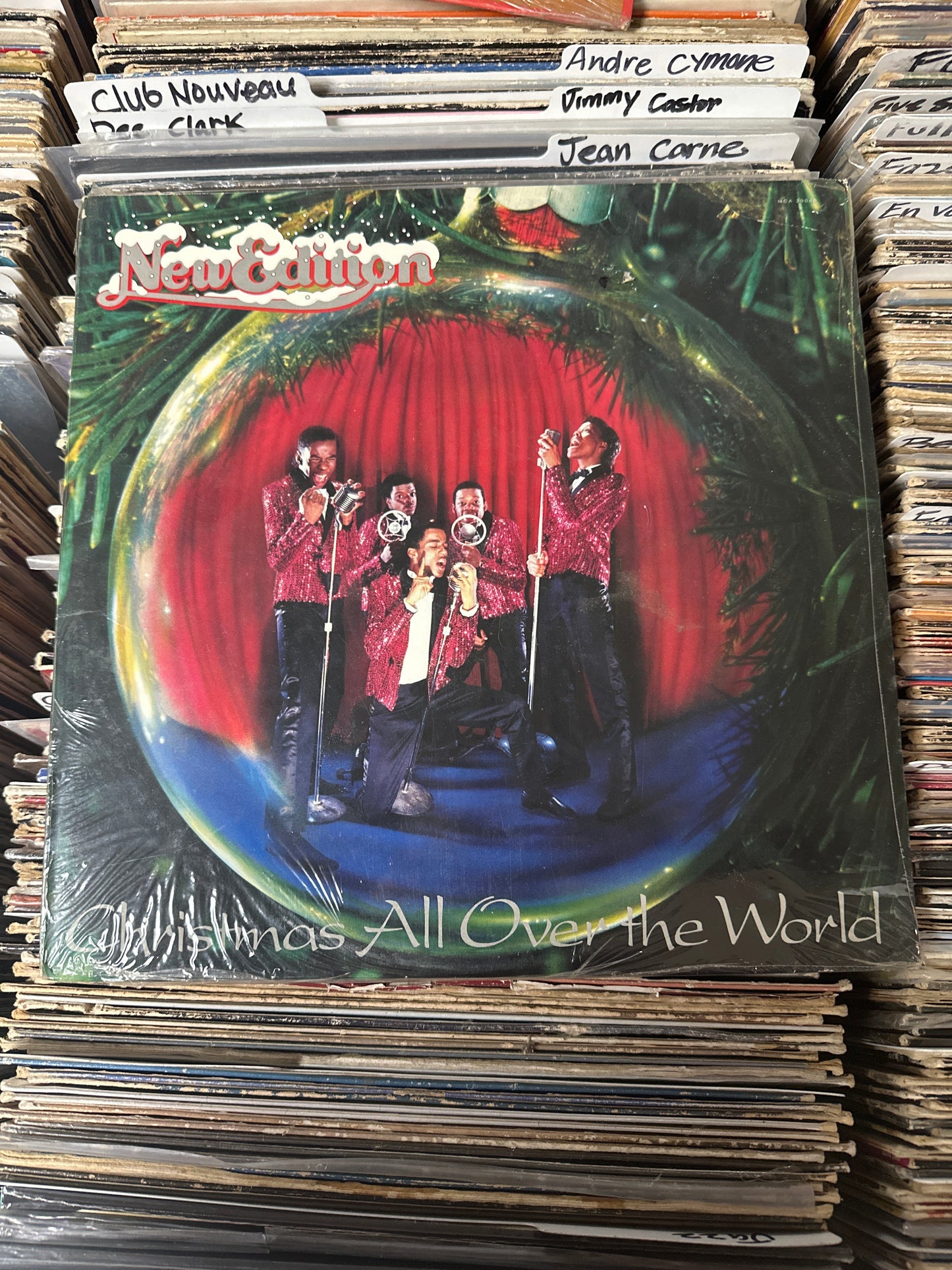 New Edition ‎– Christmas All Over The World Vinyl LP MCA-39040