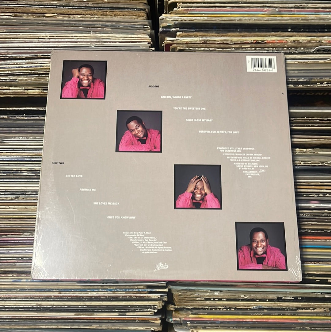 Luther Vandross ‎– Forever, For Always, For Love Vinyl Lp