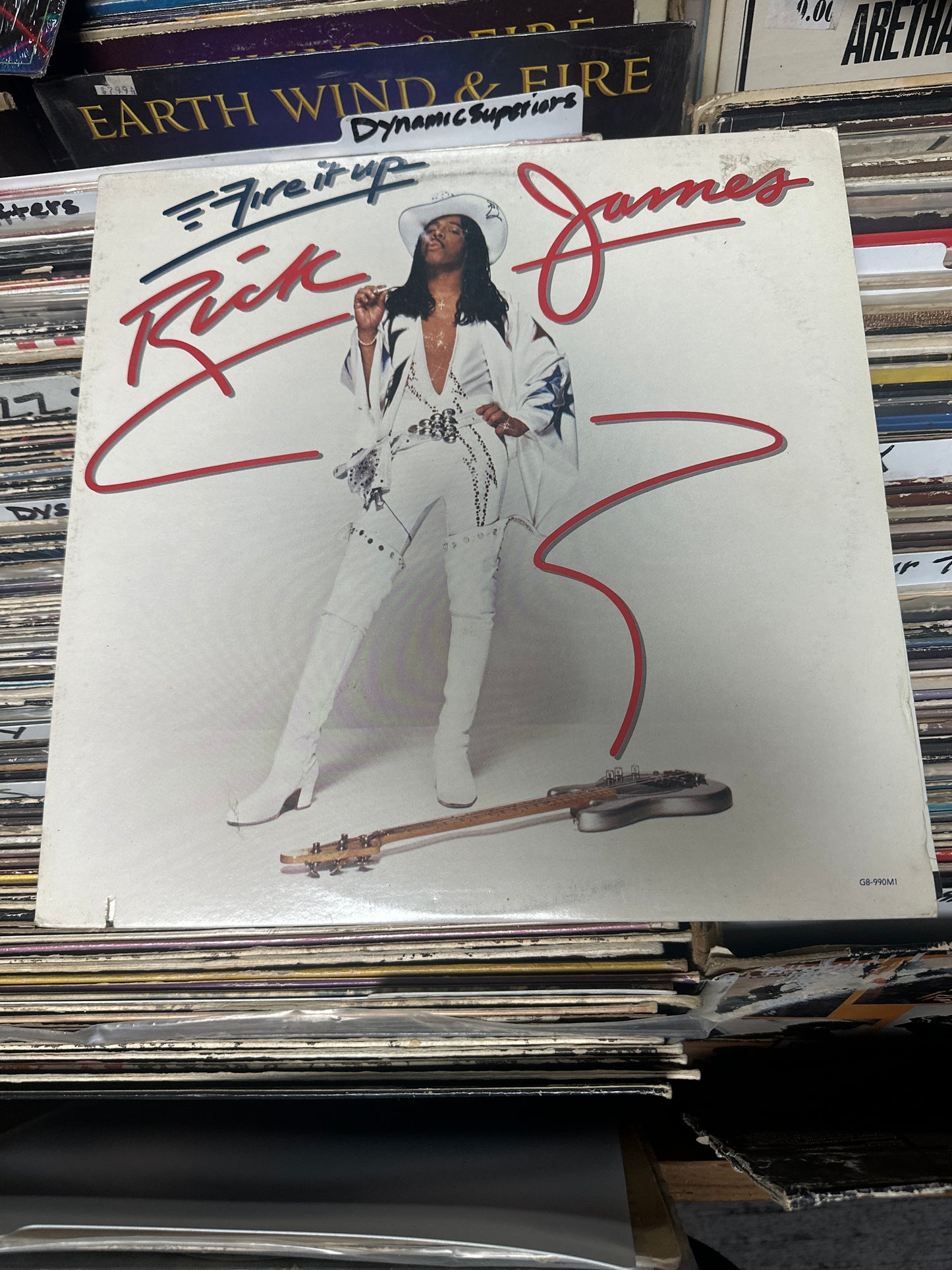 Rick James-Fire It Up Vinyl LP G8-990M1 VG+/VG+