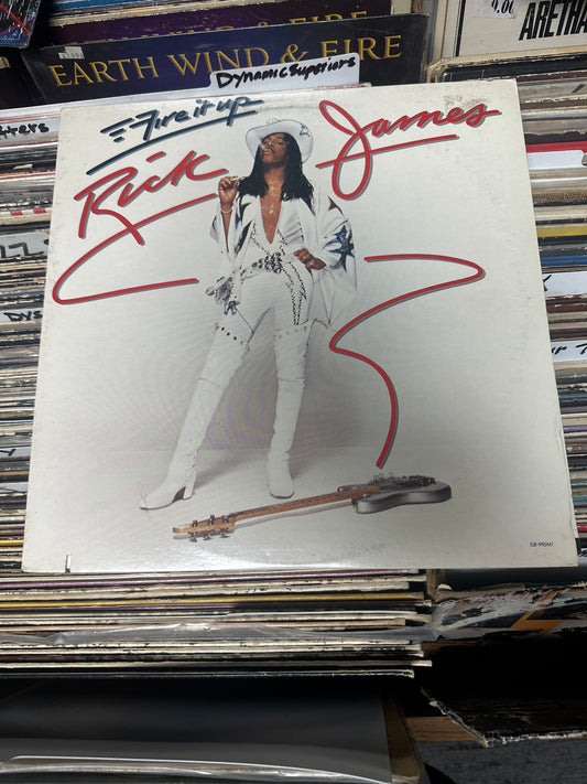 Rick James-Fire It Up Vinyl LP G8-990M1 VG+/VG+