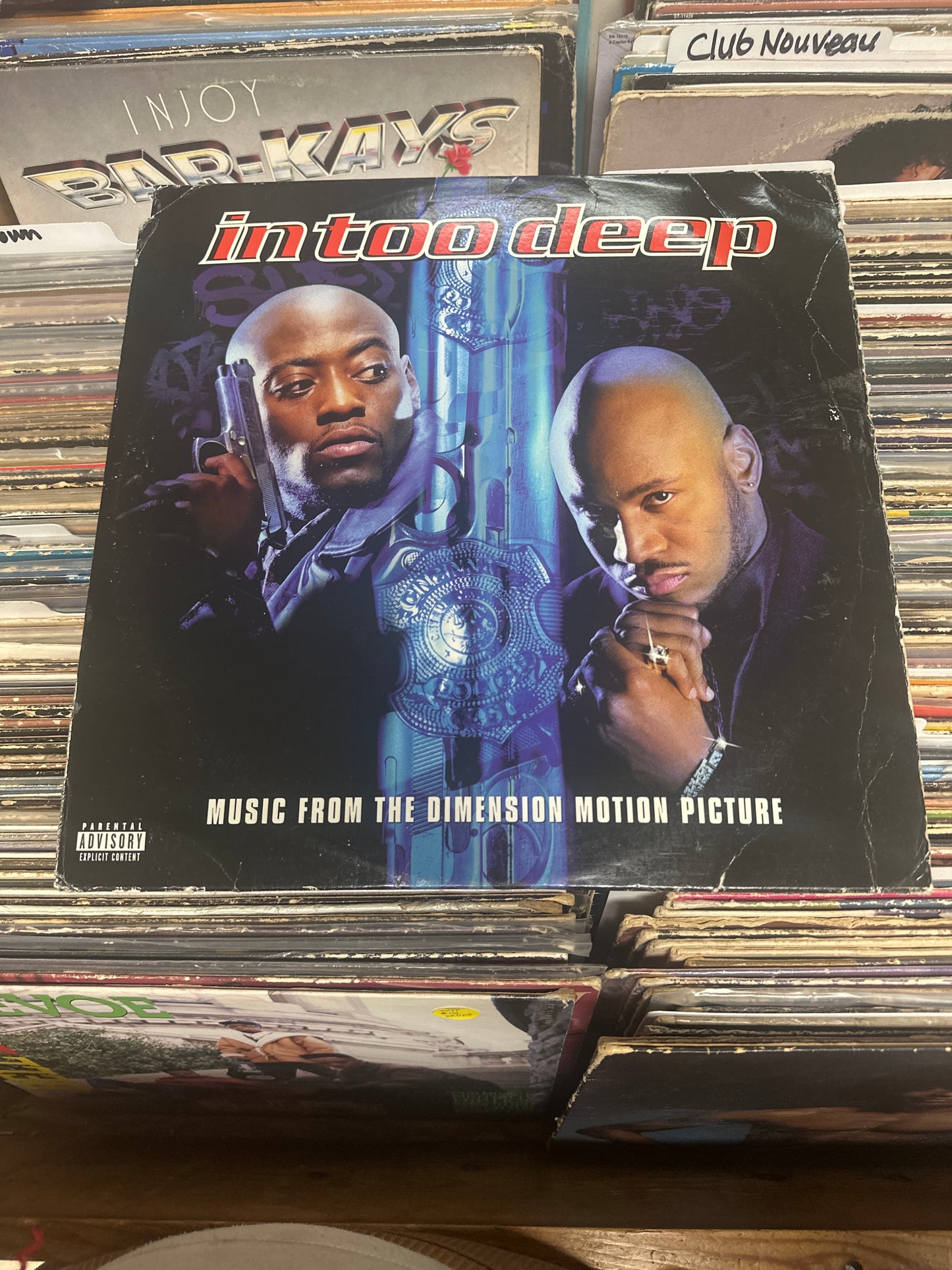 Various ‎– In Too Deep Soundtrack 2x Vinyl Lp C2 69934 VG/VG