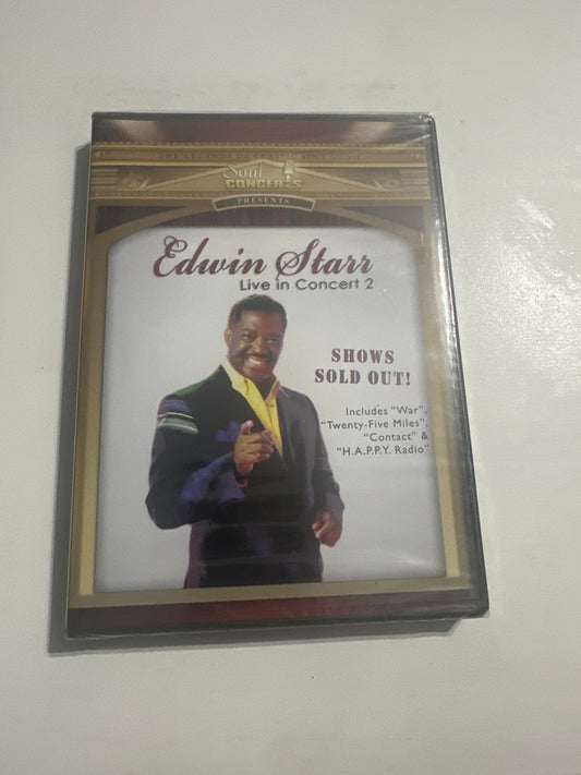 Edwin Starr ‎– Live In Concert 2 DVD