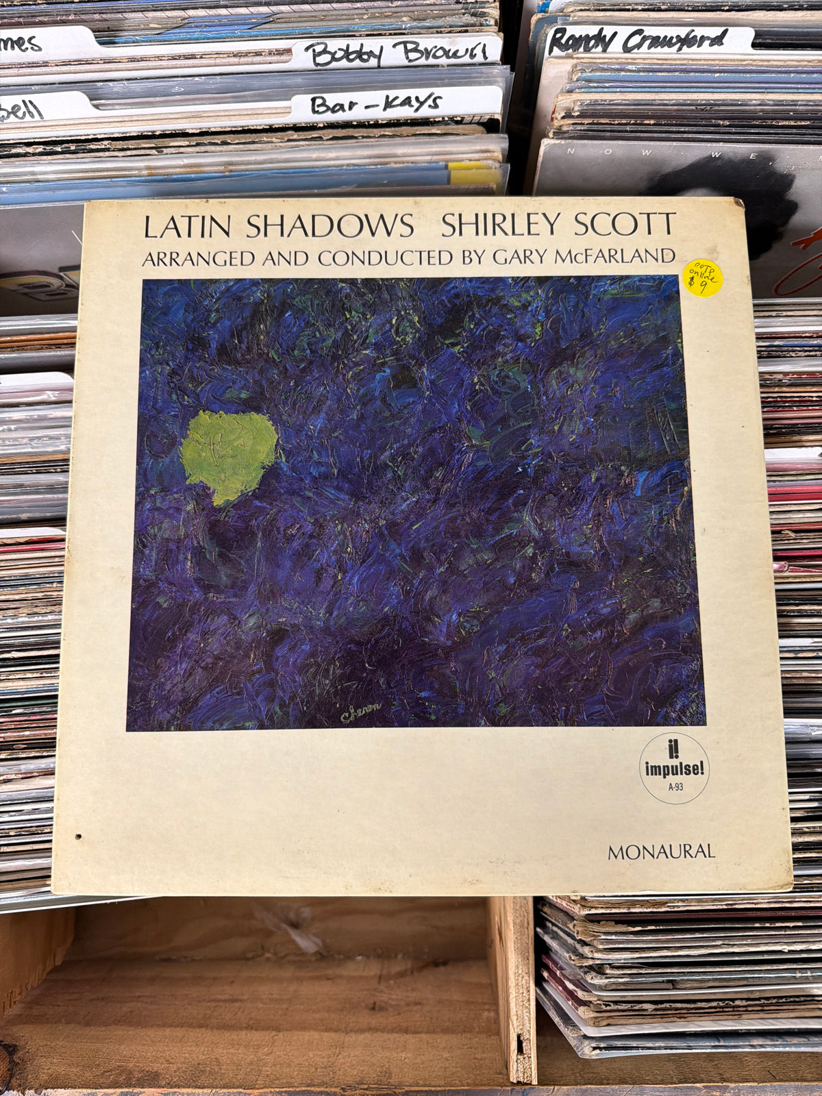 Shirley Scott – Latin Shadows A-93 Vinyl LP VG/VG+
