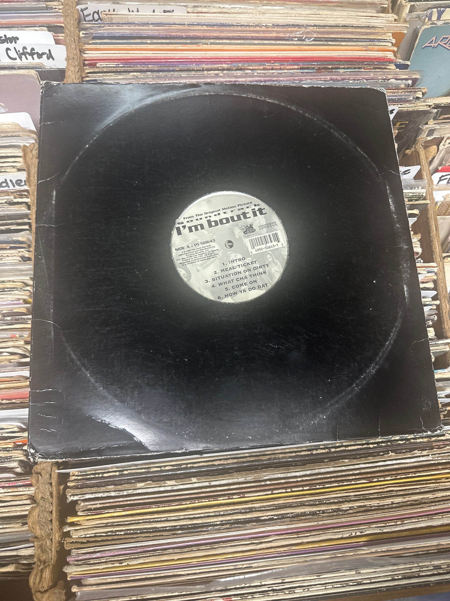 Various ‎– I'm Bout It Soundtrack 2xVinyl Lp VG