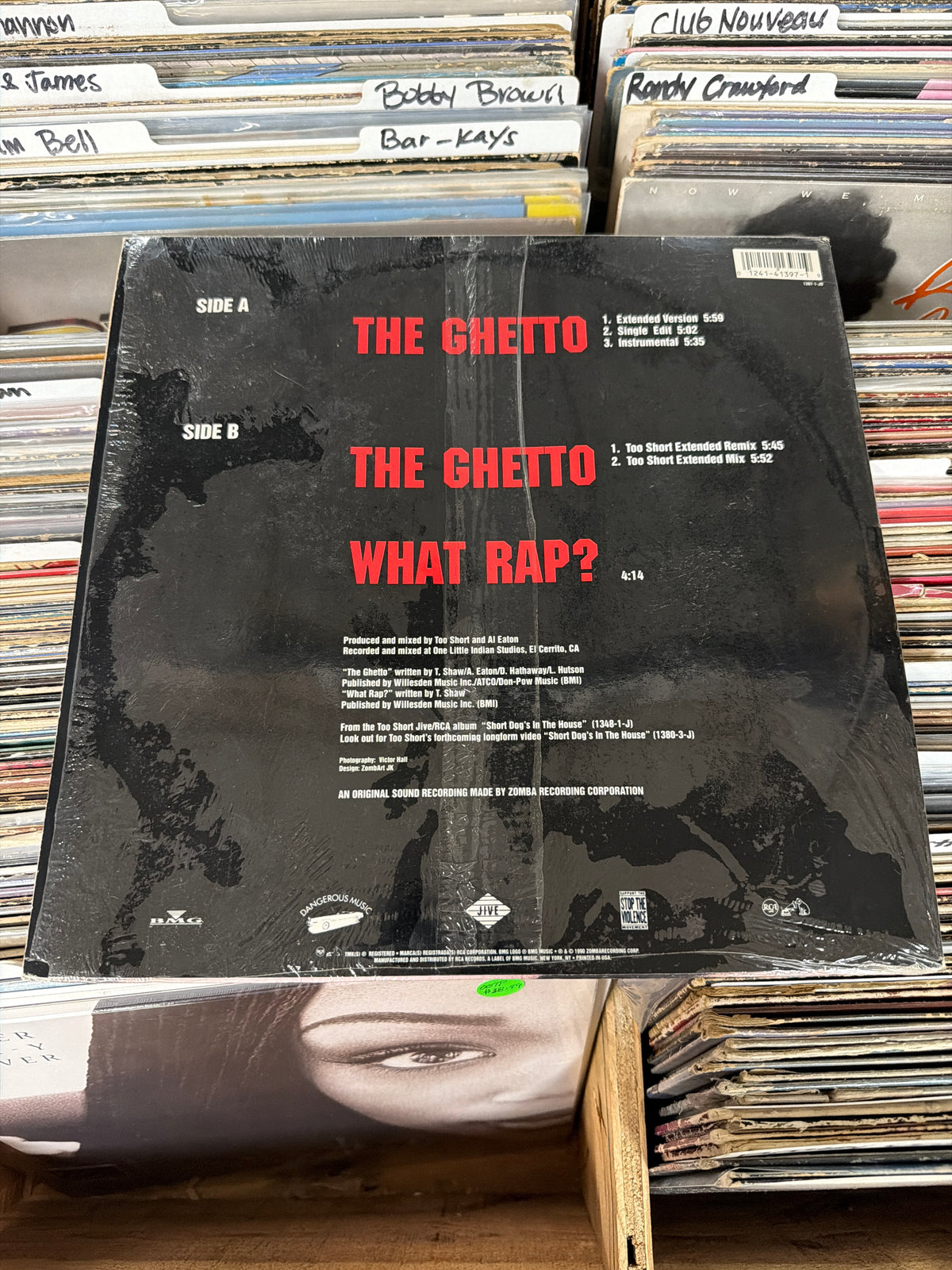 Too Short – The Ghetto 12" Vinyl LP