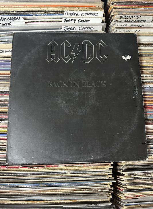 AC/DC ‎– Back In Black  Vinyl, LP, Reissue, SP Excellent/VG