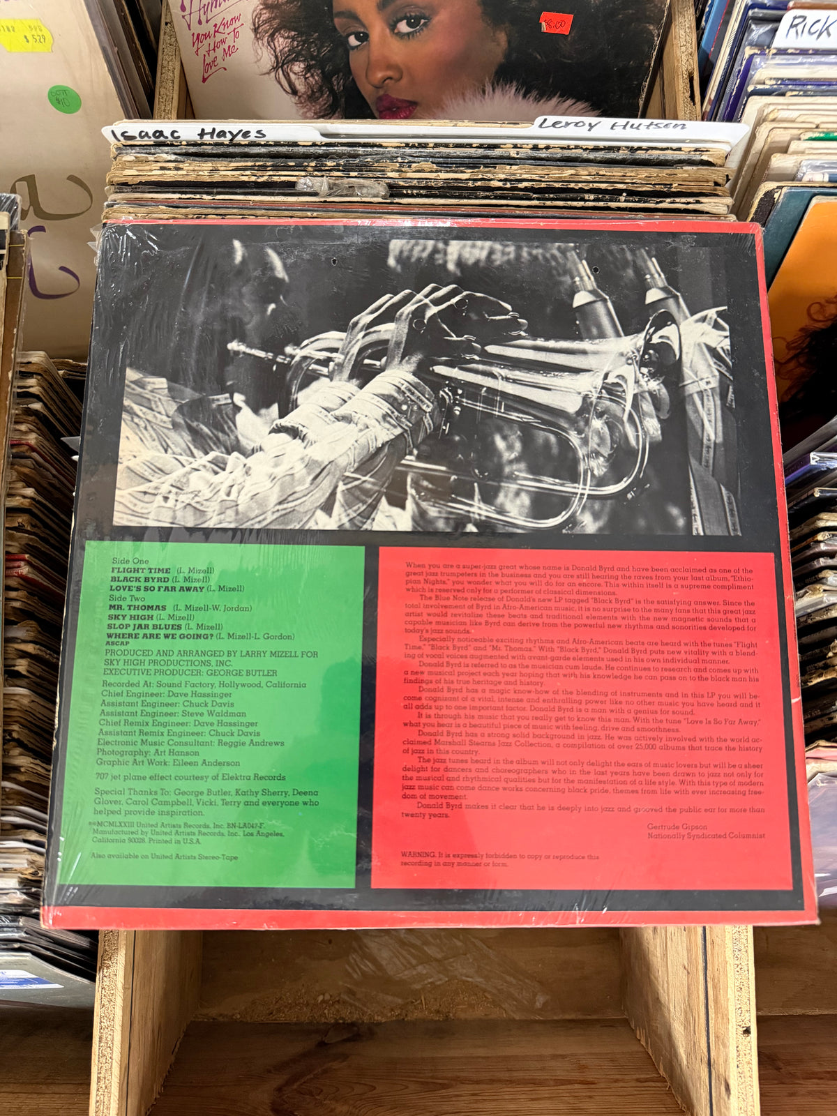 Donald Byrd ‎– Black Byrd Vinyl LP Terre Haute Pressing VG+/VG+