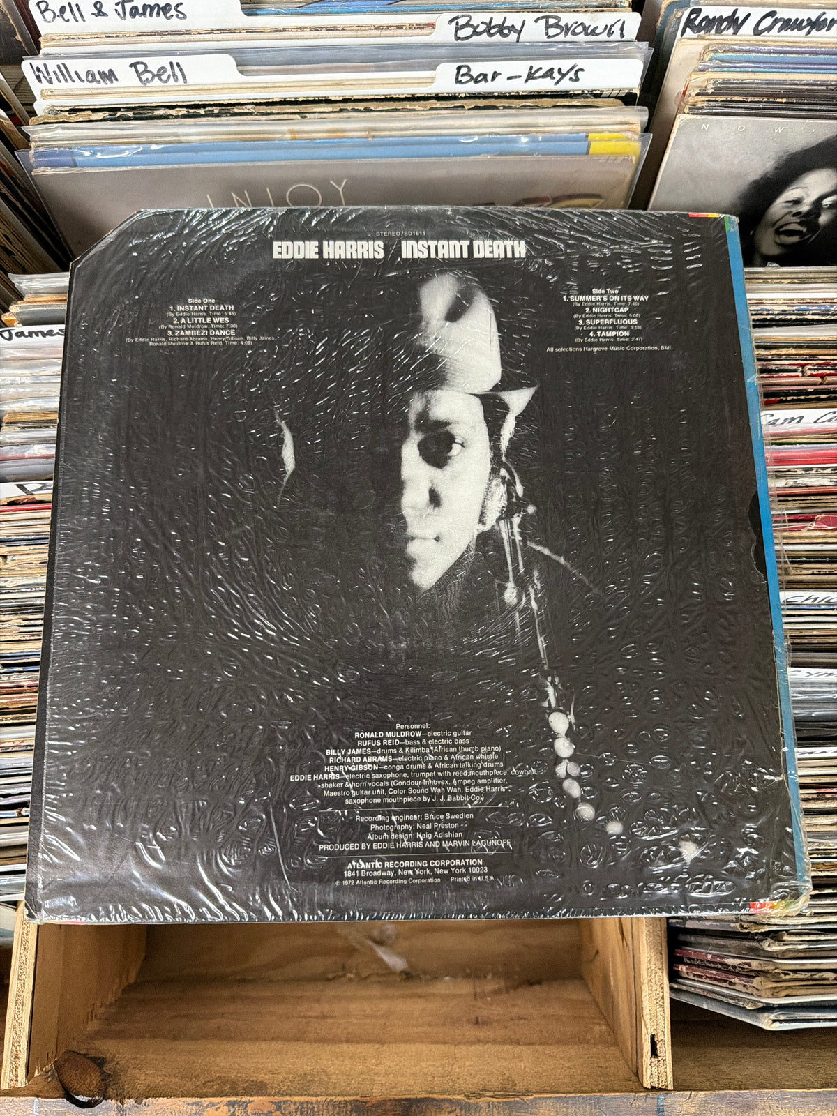 Eddie Harris – Instant Death SD 1611 Vinyl LP VG/VG+