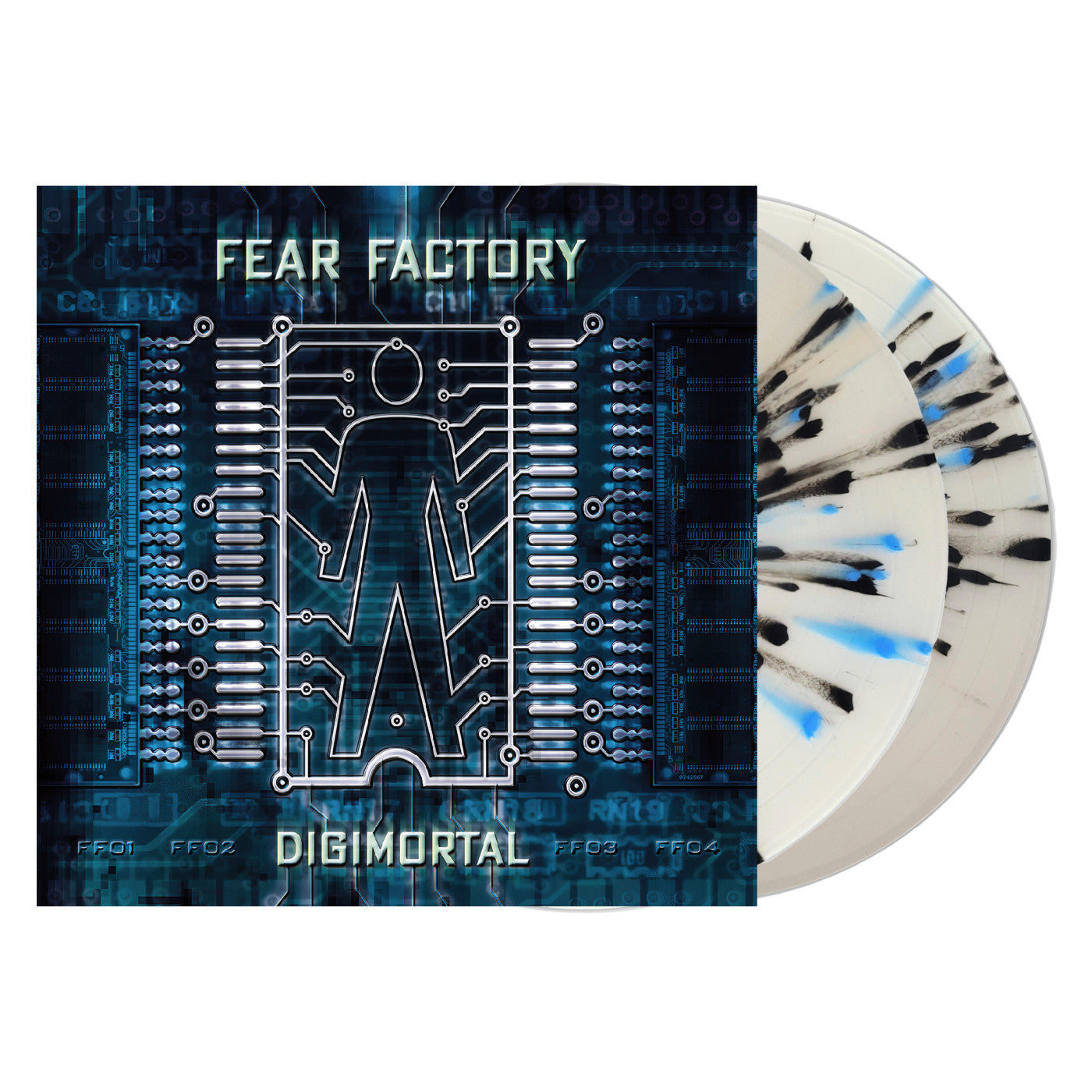 FEAR FACTORY - DIGIMORTAL (REMASTERED, EXPANDED, 25TH ANNIVERSARY) (BLACK & BLUE SPLATTER VINYL) (RSD)Vinyl LP